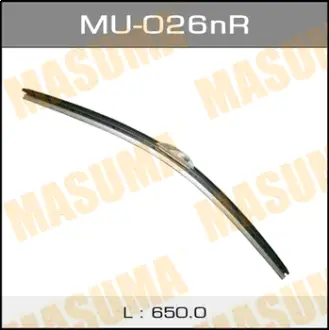 Дворник 26", бескаркасный RHD (650мм) MASUMA MU026NR