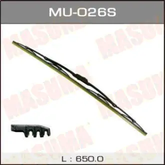 Дворник 26", крюк (650мм) "Эконом" (1/10/50) MASUMA MU026S