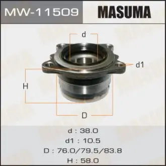 Ступичный узел rear IPSUM/ SXM15G MASUMA MW11509