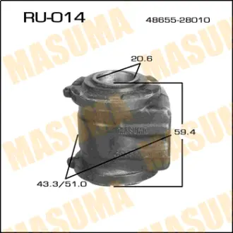 Сайлентблок Estima /TCR10G/ front MASUMA RU014