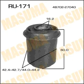 Сайлентблок TownAce /CM30/1,4#,KM30,31,YM30,31/ rear лыжа MASUMA RU171