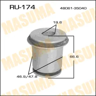 Сайлентблок Prado /#ZJ9#/ Surf /#ZN185/ передній нижній RR (RU-174) MASUMA RU174