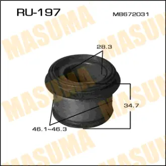Сайлентблок Delica P27V, P35W, P45V Front Up Fr MASUMA RU197