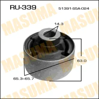 Сайлентблок CIVIC/ EU1, EU2, EU3, EU4 front MASUMA RU339