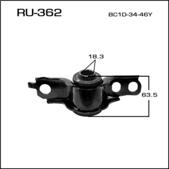 Сайлентблок FAMILIA/ BH## front low LH MASUMA RU362