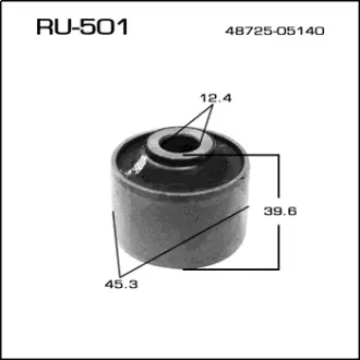 Сайлентблок задньої цапфи Toyota Avensis (03-08) (RU-501) MASUMA RU501