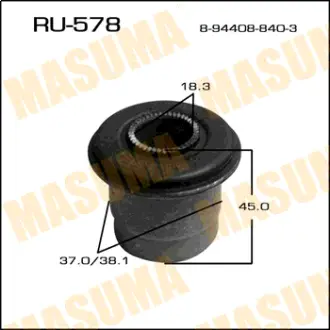Сайлентблок BIGHORN/ UBS2#, UBS7# front up MASUMA RU578