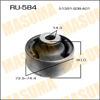 Сайлентблок переднього нижнього важеля передній Honda Accord (02-13) (RU-584) MASUMA RU584
