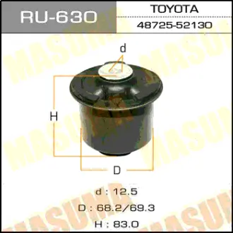 Сайлентблок PORTE/SPADE VITZ NSP135 rear MASUMA RU630