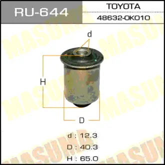 Сайлентблок передня верхня Toyota HILUX/ KUN15, 2 MASUMA RU644