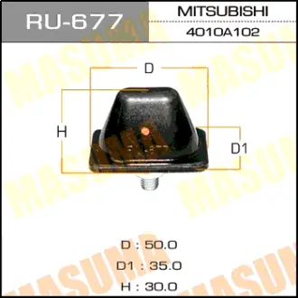 Відбійник передня верхня Mitsubishi L200/ KA4T MASUMA RU677
