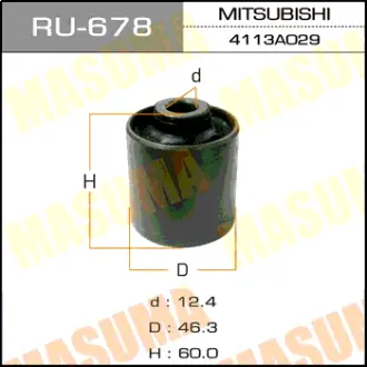 Сайлентблок MMC/ I-MIEV/ HA3W rear MASUMA RU678