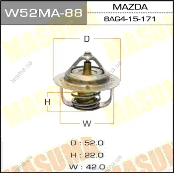 Термостат W52MA-88 MASUMA W52MA88 (фото 1)