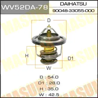 Термостат WV52DA-78 MASUMA WV52DA78