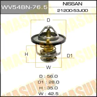 Термостат WV54BN-76.5 MASUMA WV54BN765