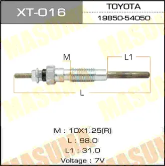 Свеча накаливания PT-140 /2L (1/10/100) MASUMA XT016