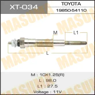 Свеча накаливания CP-20 /2L-TE (1/10/100) MASUMA XT034