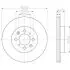 Brake disc. Диск тормозной MAXGEAR 190737 (фото 1)