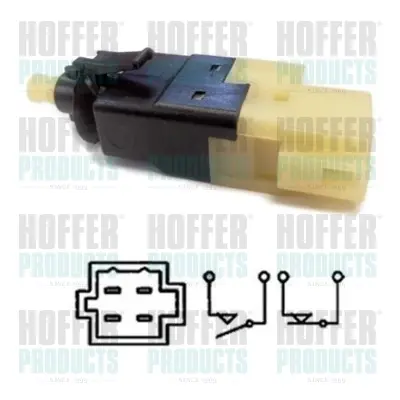 Brake light switch. Выключатель стоп сиганала MEAT&DORIA 3500101 (фото 1)