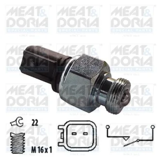 Датчик увімкнення заднього ходу Ford Focus 04-/Transit 06-/Volvo V50 04- MEAT&DORIA 36061