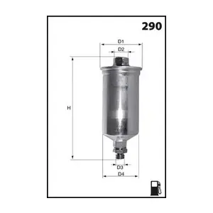 топливный фильтр MECAFILTER ELE3574