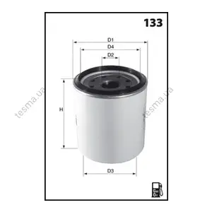 Фильтр топливный в сборе MECAFILTER ELG5581 (фото 1)