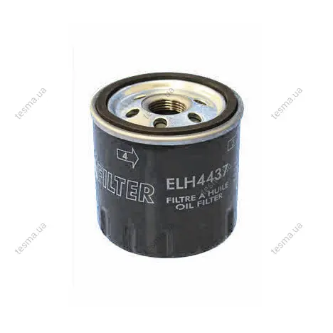 Oil filter, Spin-On. Фильтр масляный, накручиваемый MECAFILTER ELH4437 (фото 1)