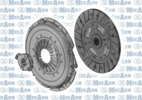 Комплект сцепления Ascona C/Astra F/Kadett E/Vectra A 1,6D-1,7D MECARM MK9822