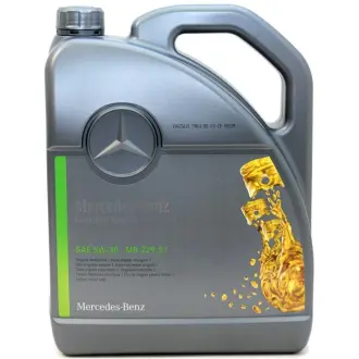 Олива Mercedes-Benz 5W-30 Engine Oil (229.51) 5л MERCEDES-BENZ 000989940213
