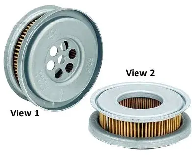 Oil filter element MERCEDES-BENZ A0004661604
