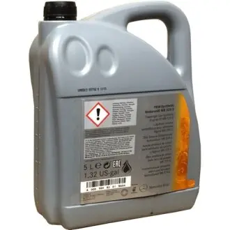 Масло моторное, Mercedes-Benz PKW Synthetic Motor Oil, SAE 5W-40, 5L MERCEDES-BENZ A0009898301BAA4
