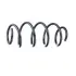 Coil spring, suspension. Пружина, ходовая часть MERCEDES-BENZ A6393211904 (фото 1)