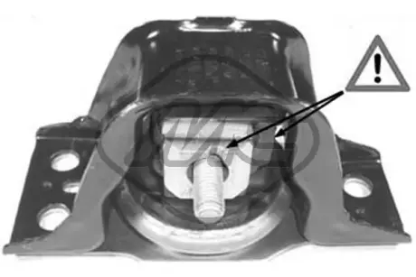 Подушка ДВЗ правая Renault Clio III, Modus (04-) Metalcaucho METALCAUCHO 05144