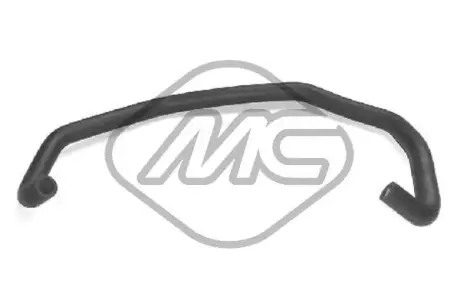 Патрубок радіатора Renault Clio 1.9D  Metalcaucho METALCAUCHO 08665