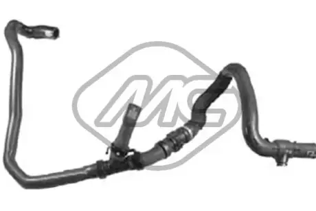 Патрубок радіатора Renault Clio III (-08), Modus (-07) Metalcaucho METALCAUCHO 09155