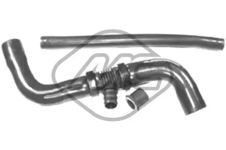 Патрубок радіатора Renault Clio III, Modus Metalcaucho METALCAUCHO 09162