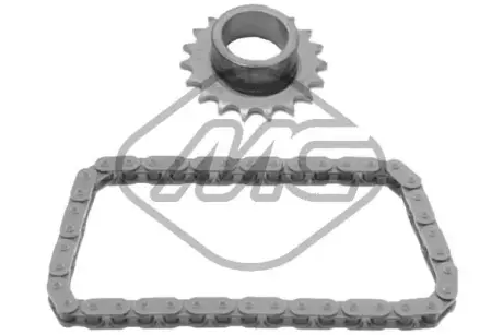 К-кт ланцюга (+шестерня) маслонасоса RENAULT TRAFIC 1.9DCI, MEGANE 1.4/1.6 1.5/1.9DCI 99-, CLIO 1.5DCI 98-, DUSTER 1.5DCI METALCAUCHO 13846