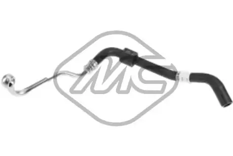Трубка системи охолодження Audi A4/A6 2.0 TFSI 04- METALCAUCHO 30109