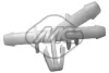 Універсальний з\'єднувач шлангів 5mmx5mmx5mm METALCAUCHO 30659 (фото 1)