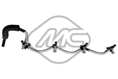 Шланг обратки Berlingo/Partner 1.6HDI 10- METALCAUCHO 92093