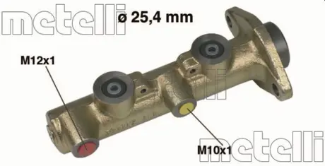 Циліндр гальмівний головний METELLI 050389
