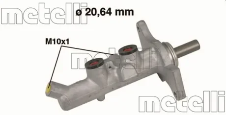 Циліндр гальмівний головний METELLI 050592