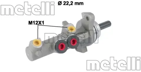 Главный тормозной цилиндр METELLI 05-0833