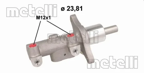 Циліндр гальмівний головний METELLI 051137