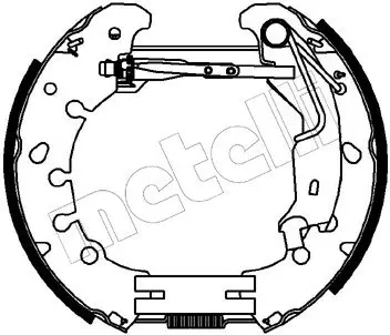Колодки тормозные METELLI 510225