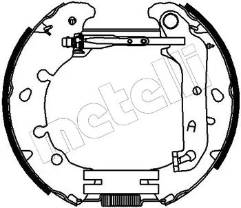 Колодки тормозные METELLI 510228