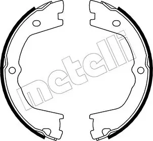 Колодки ручника Iveco Daily II/III/VI 86- (190x42) METELLI 530086 (фото 1)