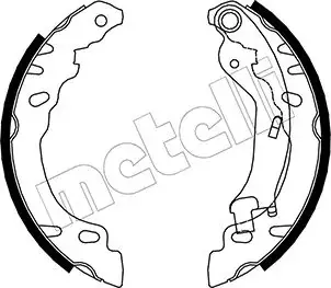 Колодки тормозные METELLI 530090