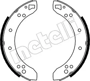 Колодки гальмівні METELLI 530101