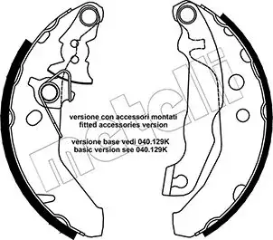 Колодки гальмівні METELLI 530132Y